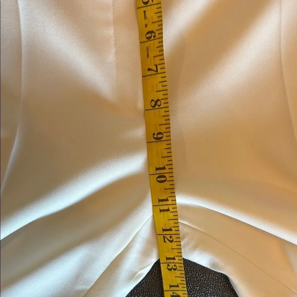 Stella McCartney Ivory Striped Wool-twill Slim Cuffed Pants size 40 - Picture 5 of 13